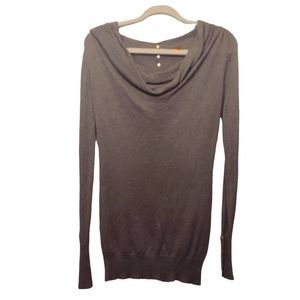 Grey Cowell neck sweater size L